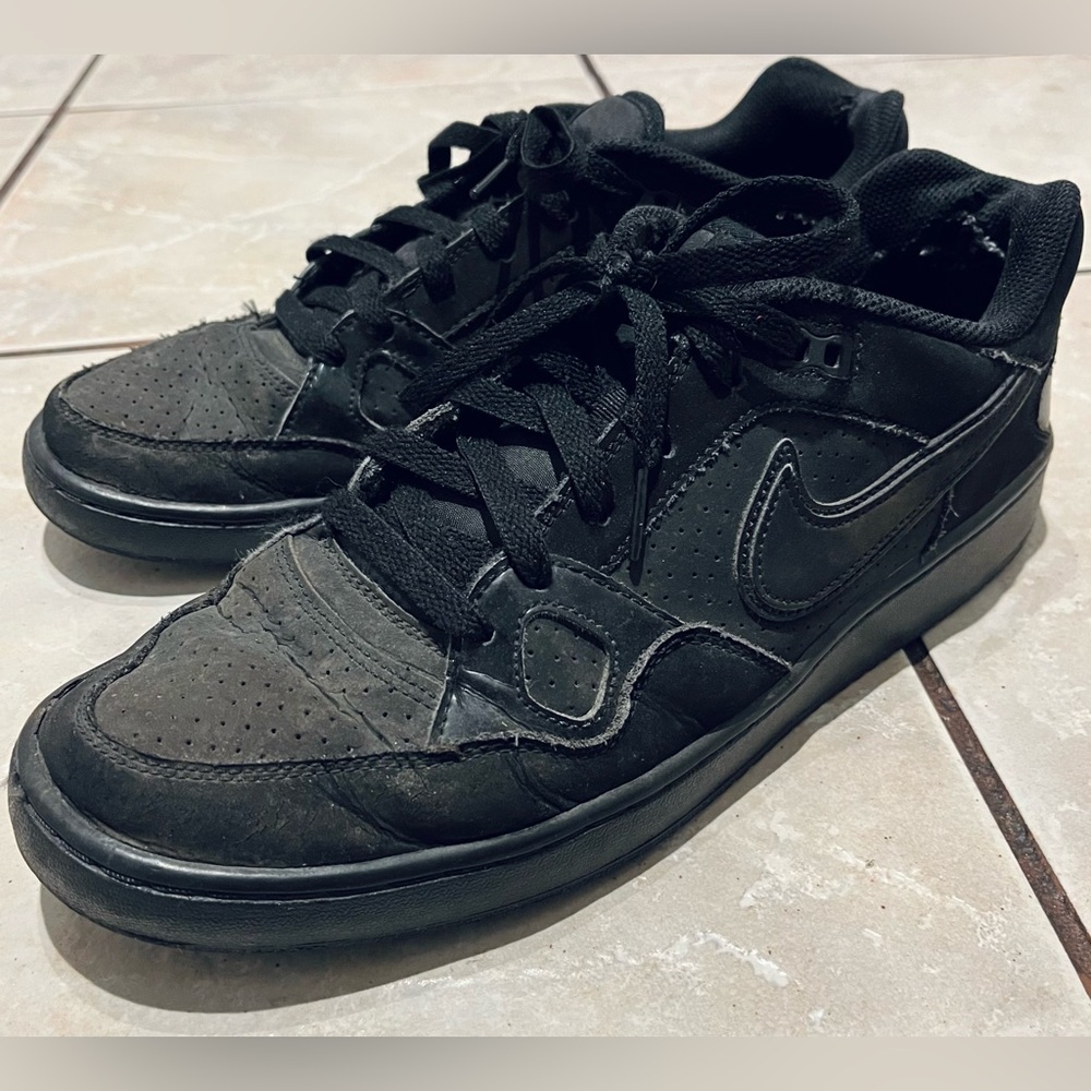 Nike Son of Force Low Sneakers - Color: Triple Black - Size: 10.5 (Men’s)
